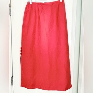 Elegant Coral Women's Skirt